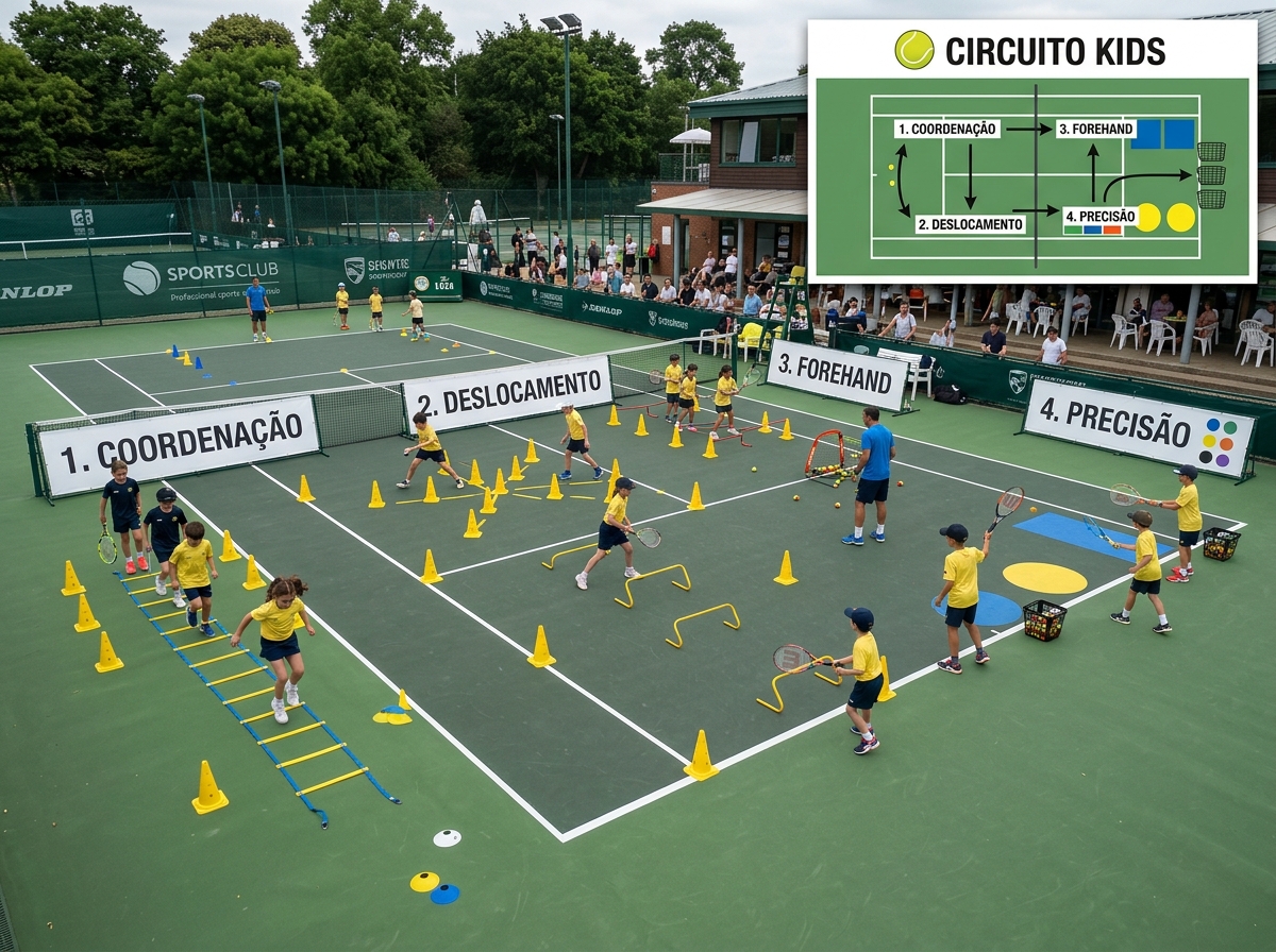 Circuito Kids - Prévia do Material e Prática na Quadra